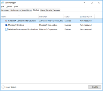 MS Config W10